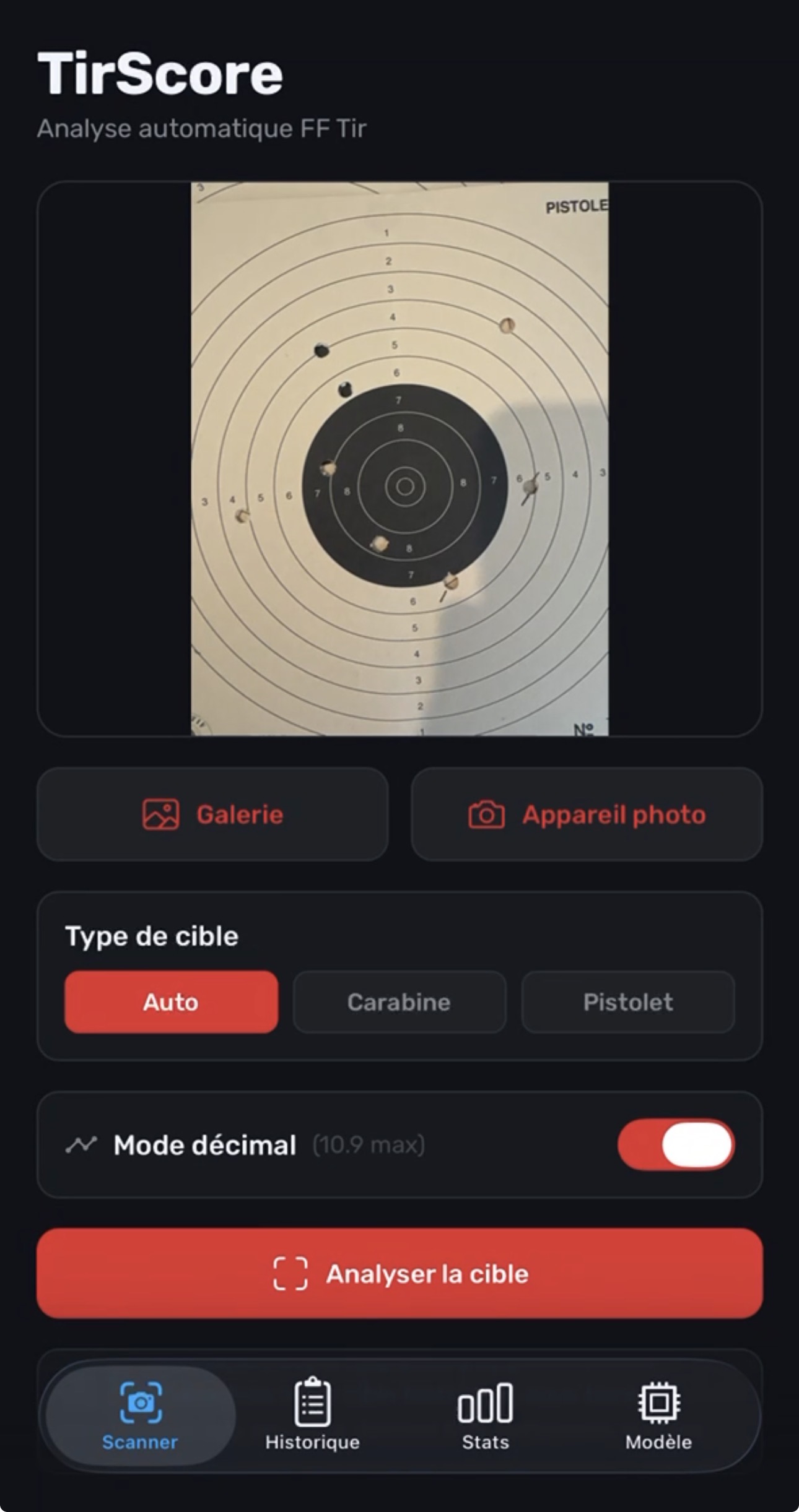 Range IQ Scanner Interface